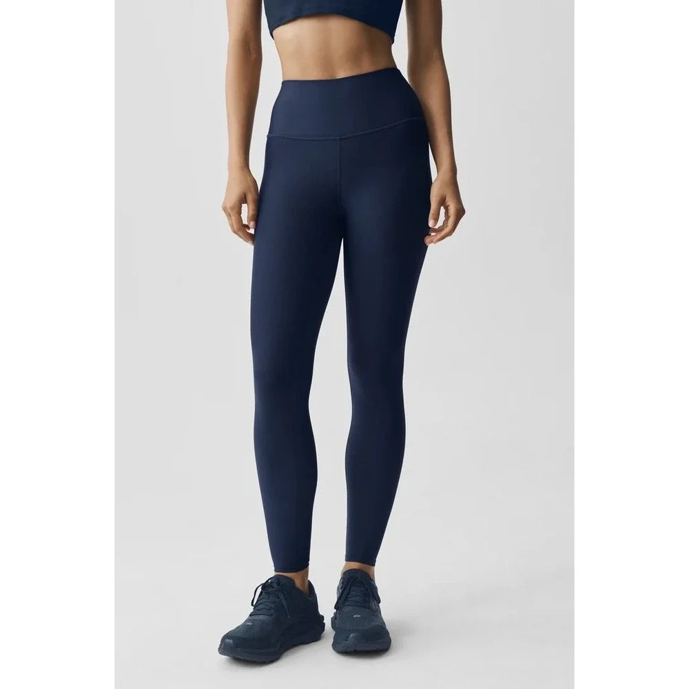 Alo Yoga High-Waist Airlift Legging Navy Blue Size M 29 Inch Inseam